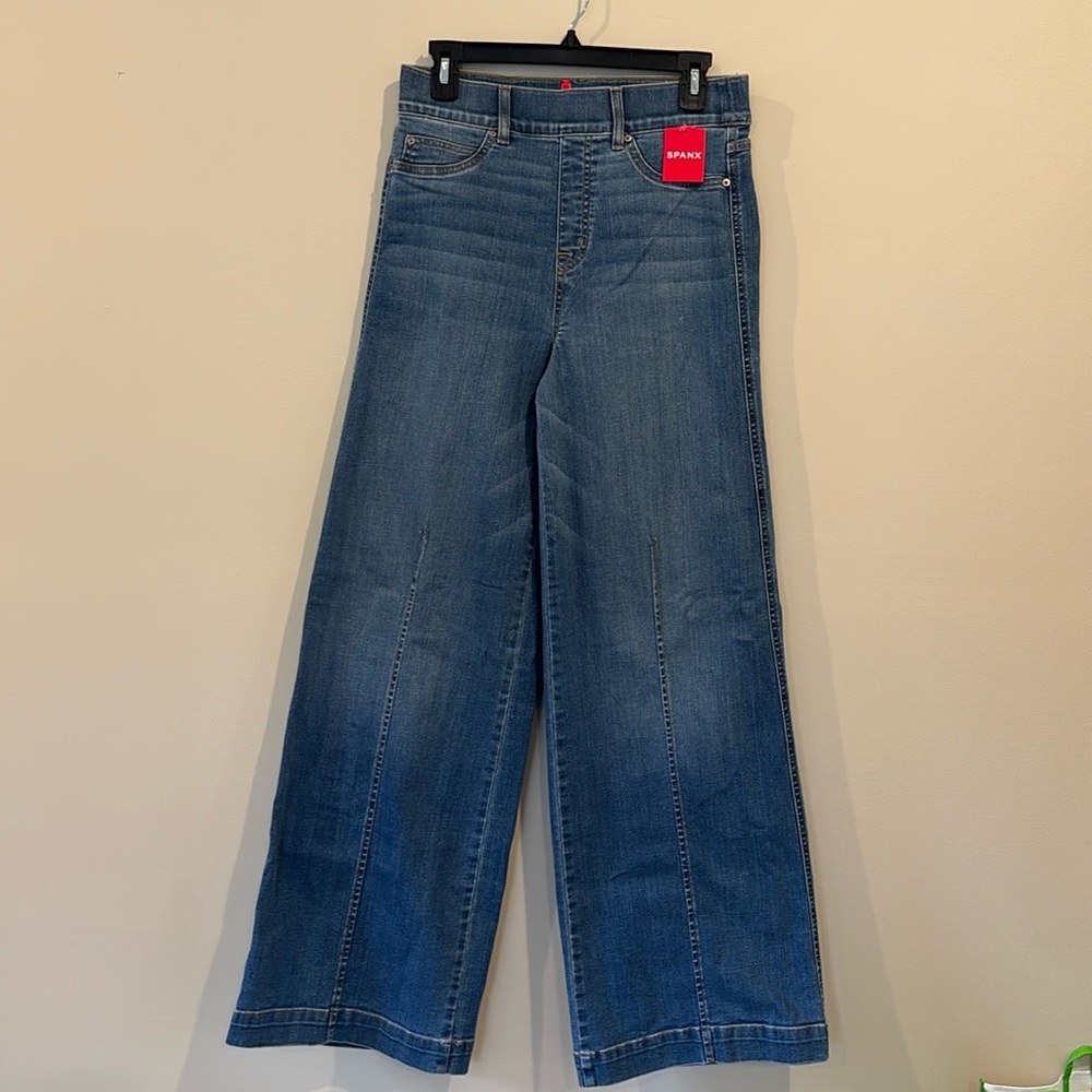 Spanx Everywhere Seamed-front Wide Leg Jean